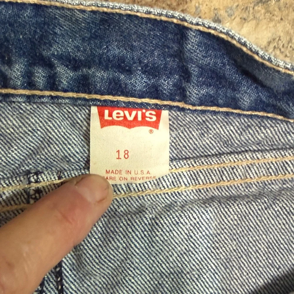 Vintage orange tag Women’s size 18 Levi’s with ankle zippers - Picture 4 of 7